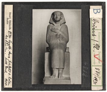 Vorschaubild Berlin. Ägypt. Museum. Sitzbild eines hohen Beamten (Mittleres Reich) Diasammlung